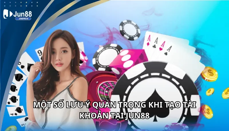 Một số lưu ý quan trọng khi đăng ký Jun88